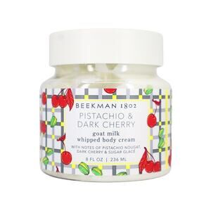 Goat Milk Whipped Body Cream - Pistachio & Dark Cherry - 8 fl oz
